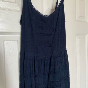 Hollister navy blue sundress